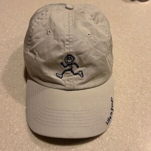 Life Is Good Embroidered Running Baseball Hat  Adjustable Adult Jogging Gym